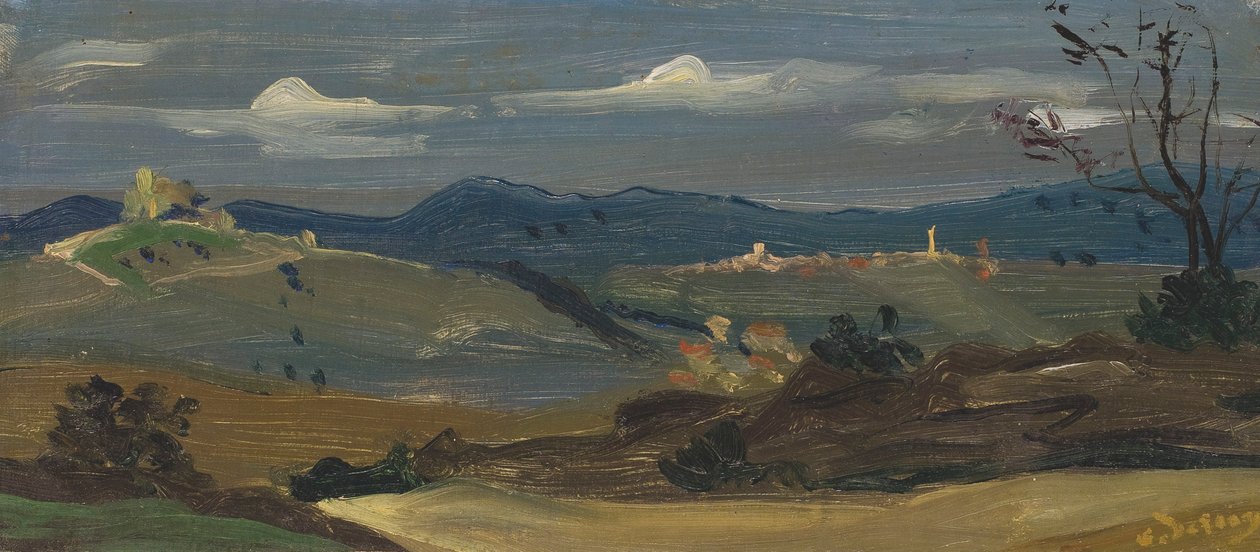 Landschap in de buurt van Eygalières door Andre Derain