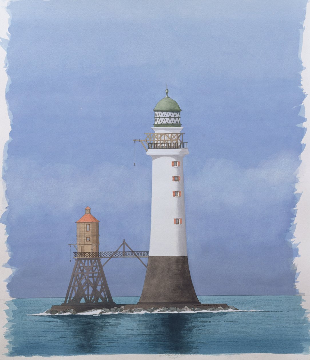 Bell Rock Light, Arbroath, Schotland door Andras Kaldor