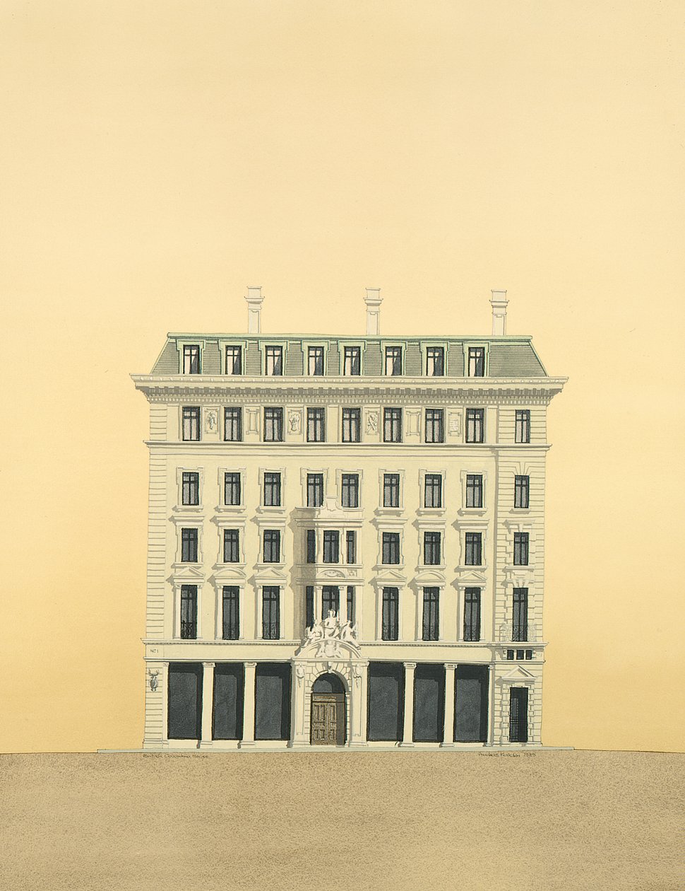 British Columbia House, Regent Street, Londen door Andras Kaldor