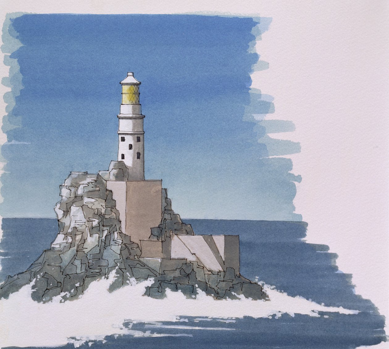 Vuurtoren Fastnet Rock, Ierland door Andras Kaldor