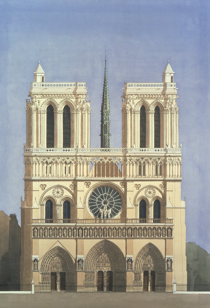 Notre Dame, Parijs door Andras Kaldor