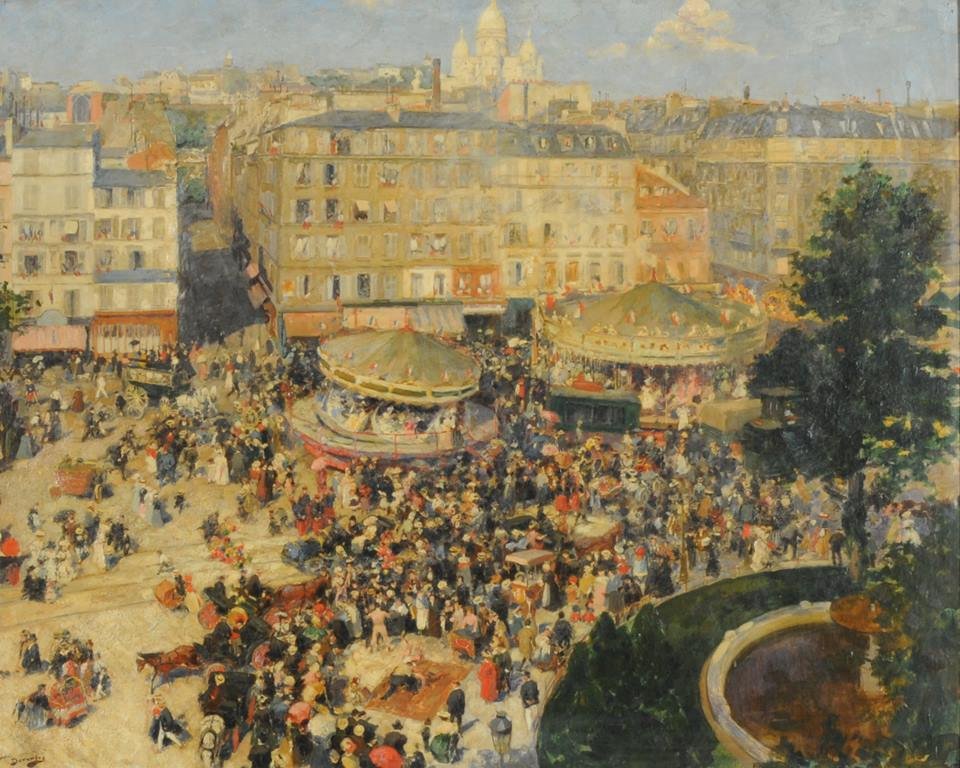 La Place Pigalle door Andre Devambez