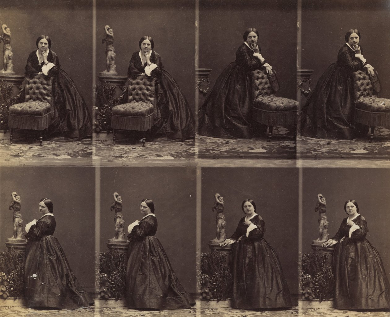 Berthe, 22 januari 1862-april 1862 door Andre Adolphe Eugene Disderi