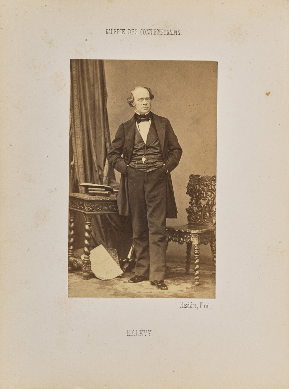 Halévy door Andre Adolphe Eugene Disderi