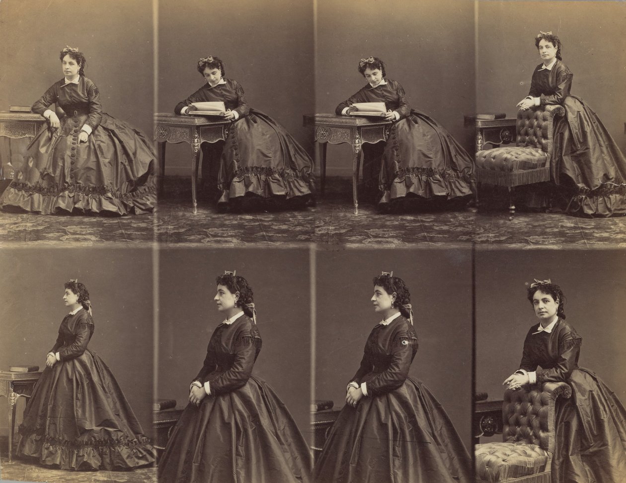 Schneider, mei-augustus 1863 door Andre Adolphe Eugene Disderi