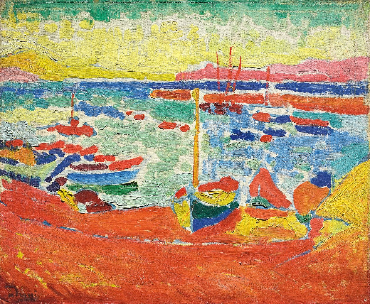 Boot bij Collioure door Andre Derain