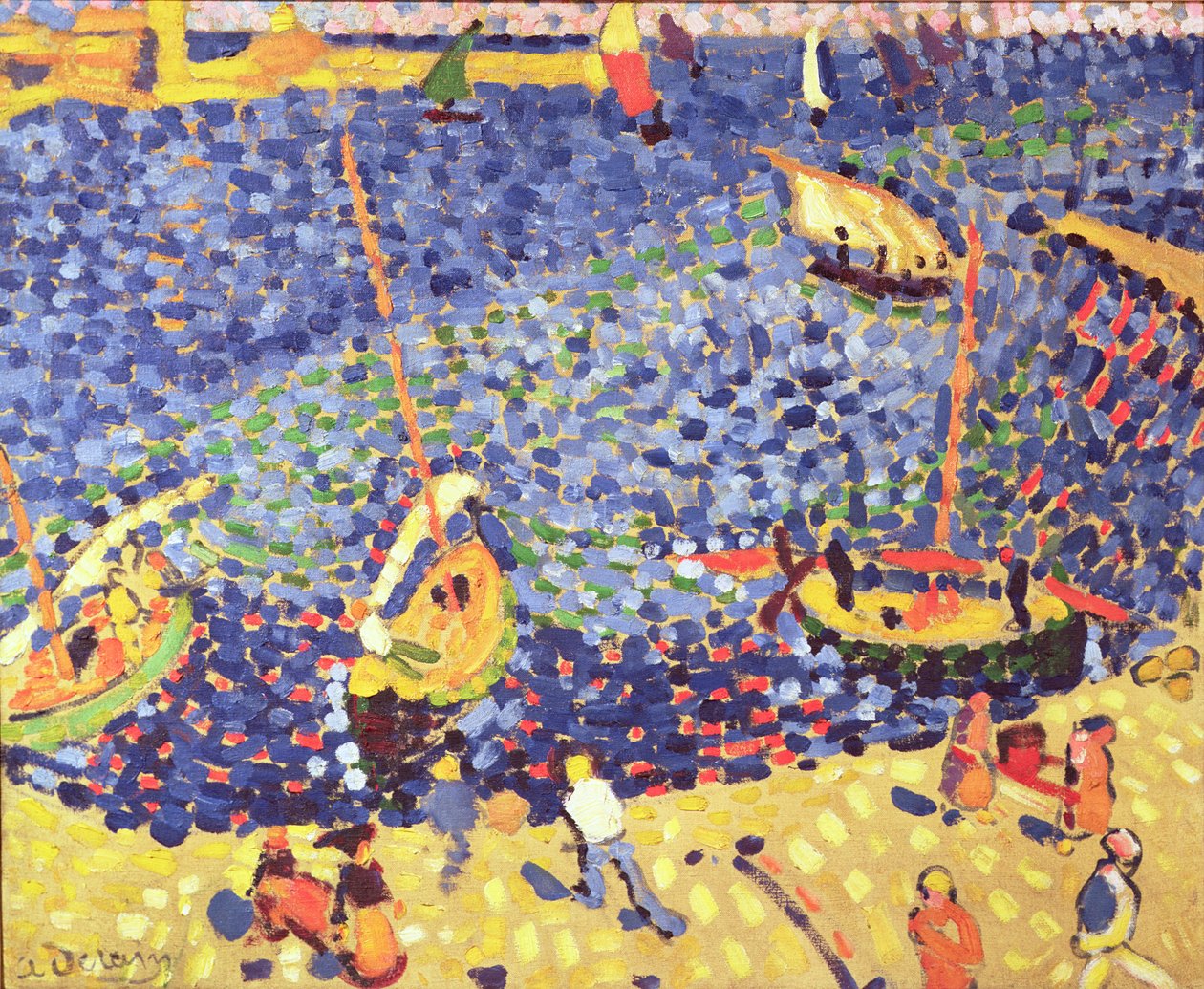 Boten bij Collioure door Andre Derain