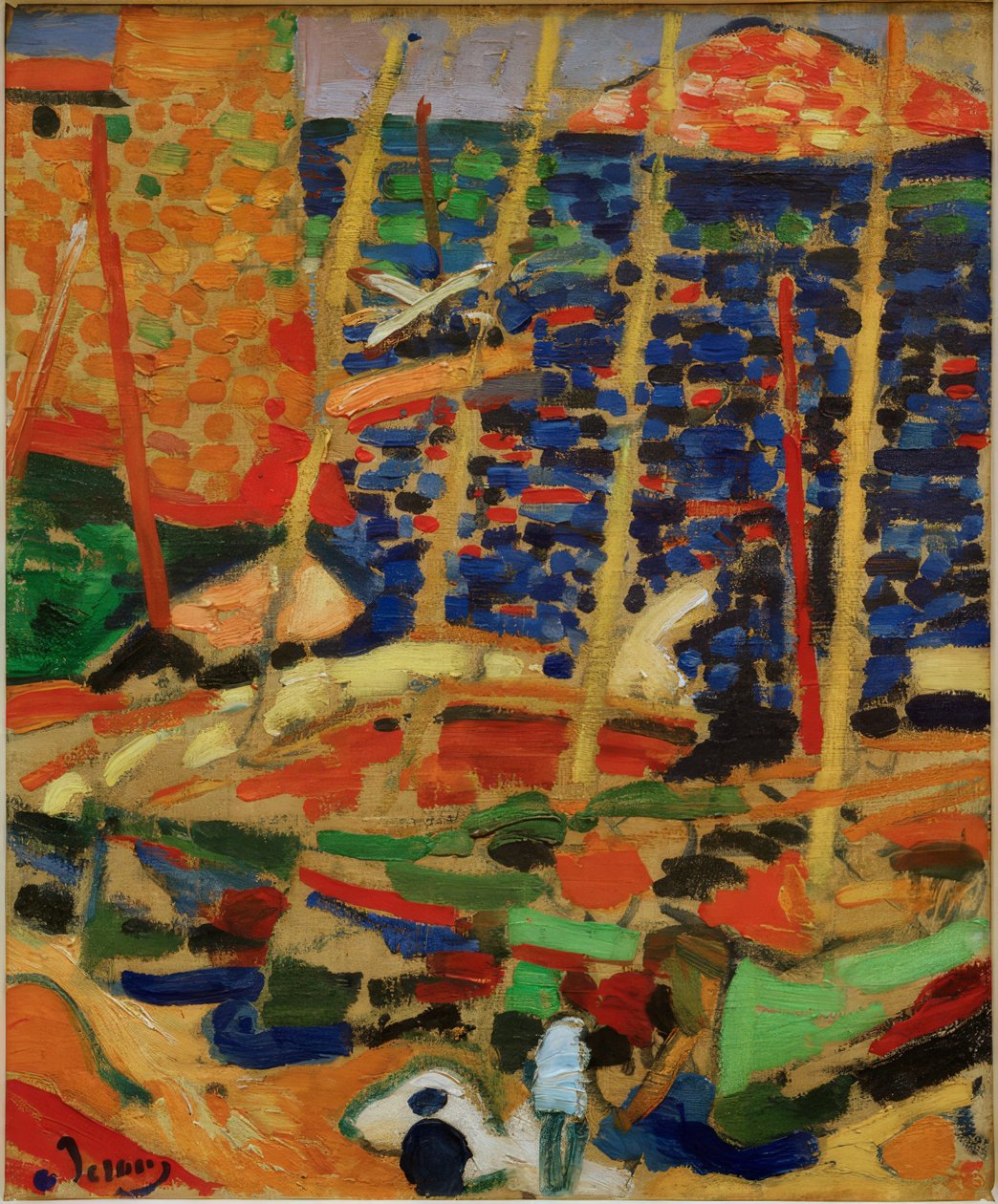 De haven van Collioure door Andre Derain