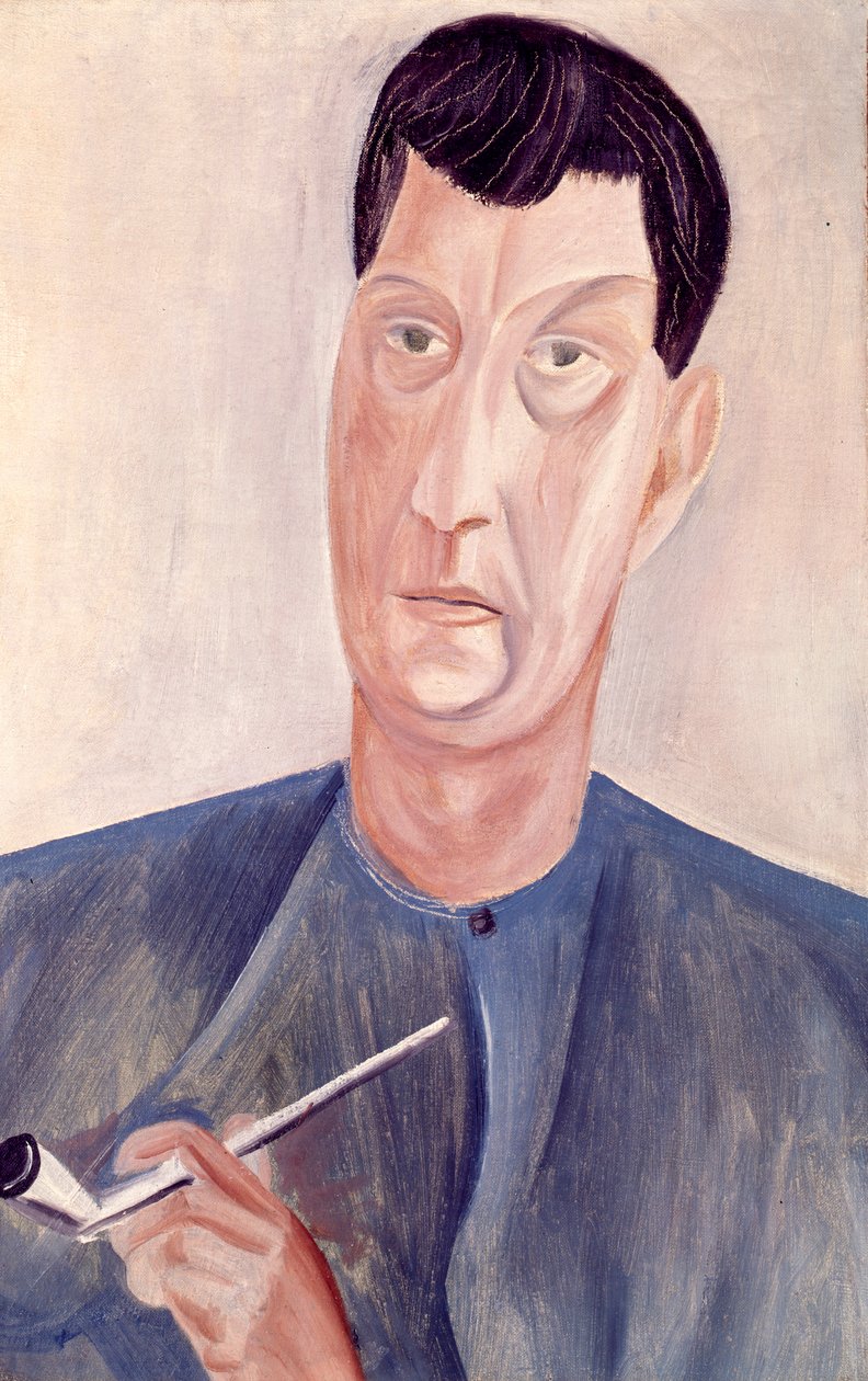 Zelfportret, ca. 1913-14 (olieverf op doek) door Andre Derain