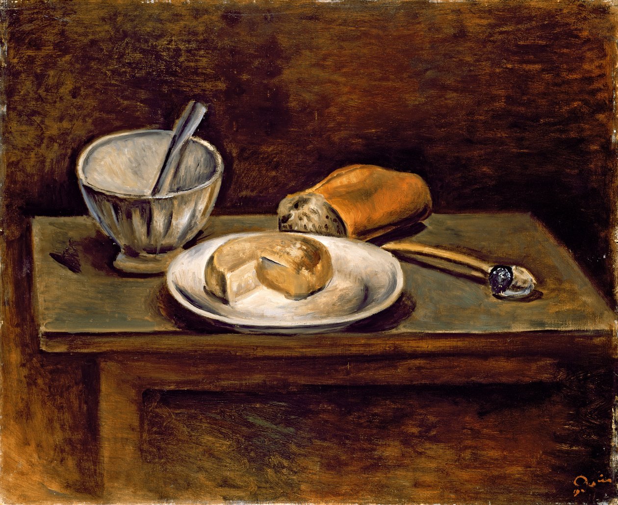 Stilleven, ca. 1925 (olieverf op paneel) door Andre Derain