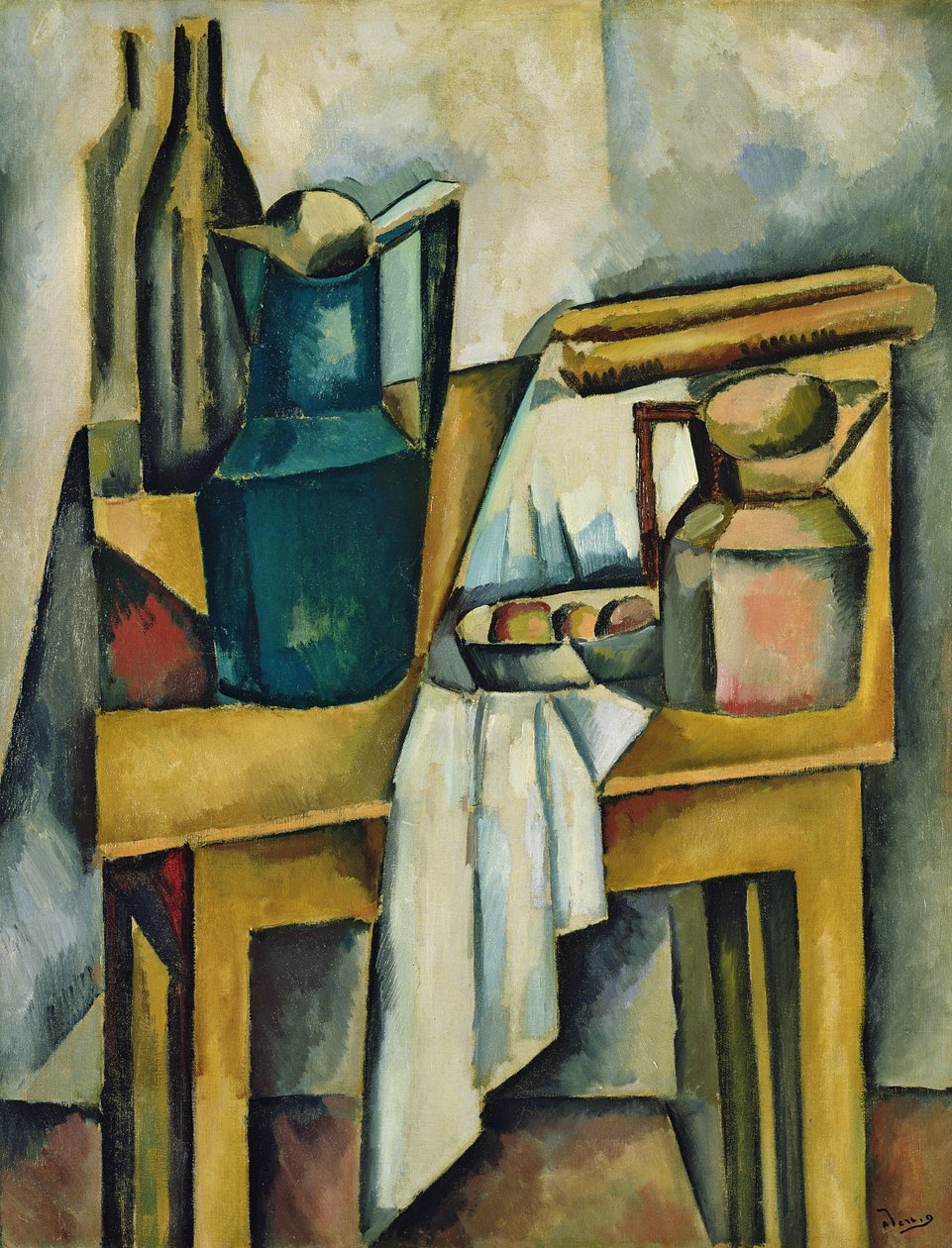 Stilleven op een tafel door Andre Derain
