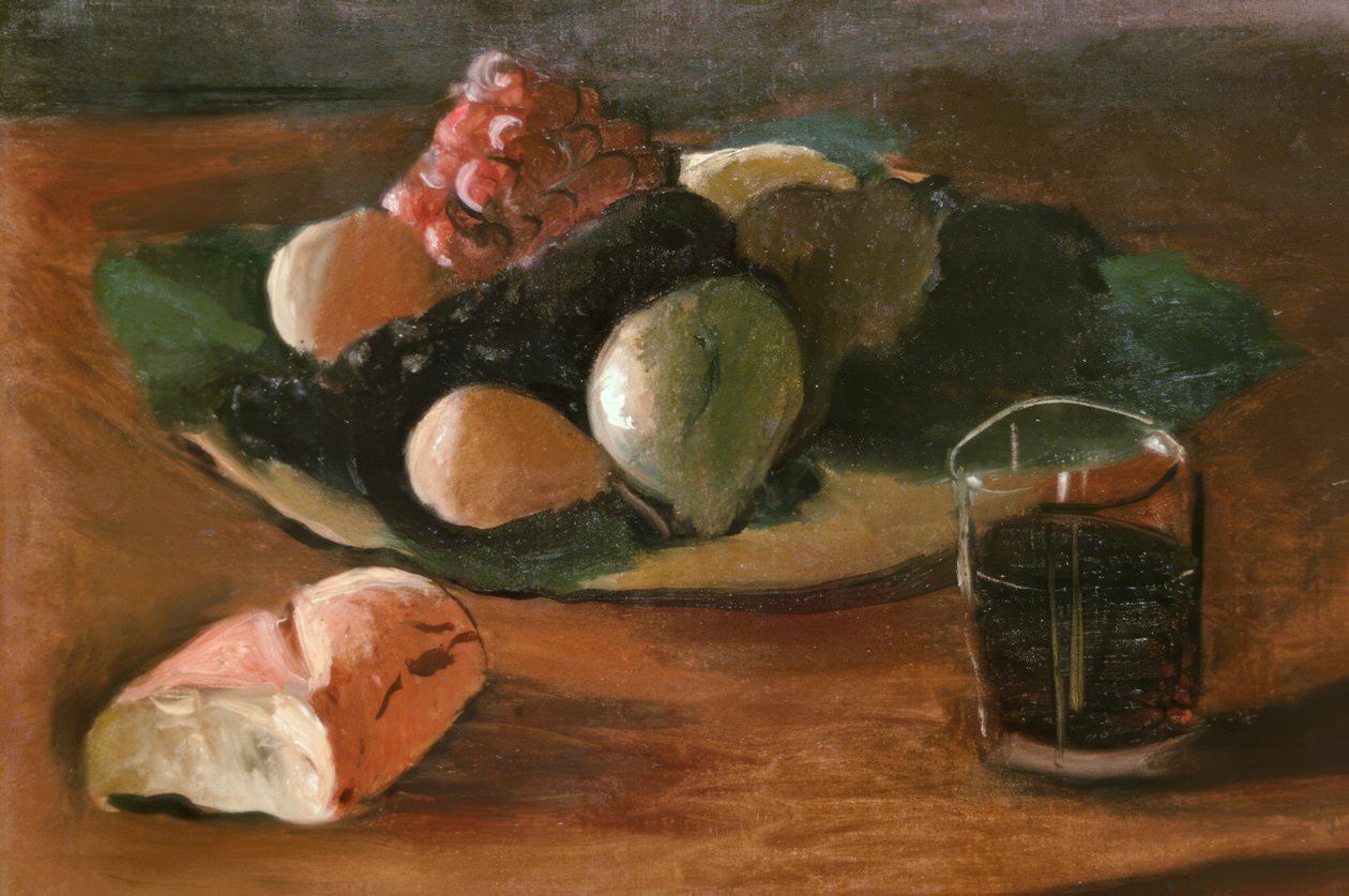 Stilleven met een glas wijn door Andre Derain