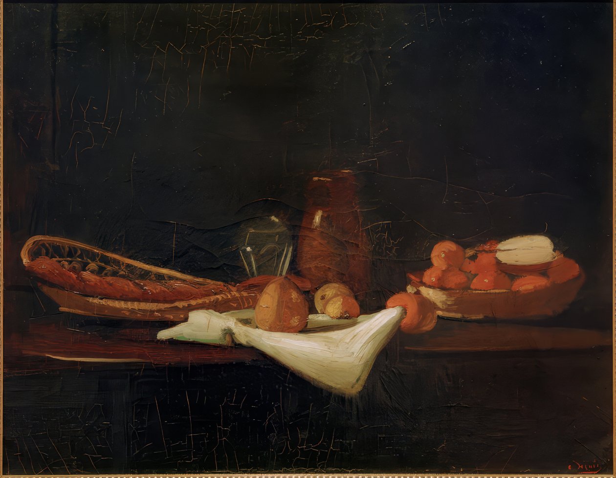 Stilleven met brood door Andre Derain