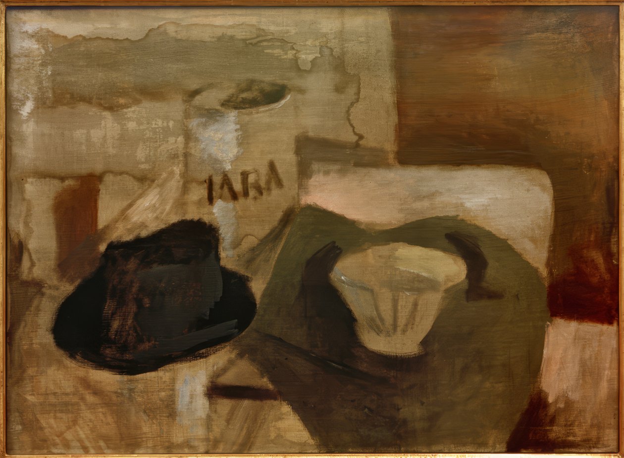Stilleven met hoed en vaten door Andre Derain