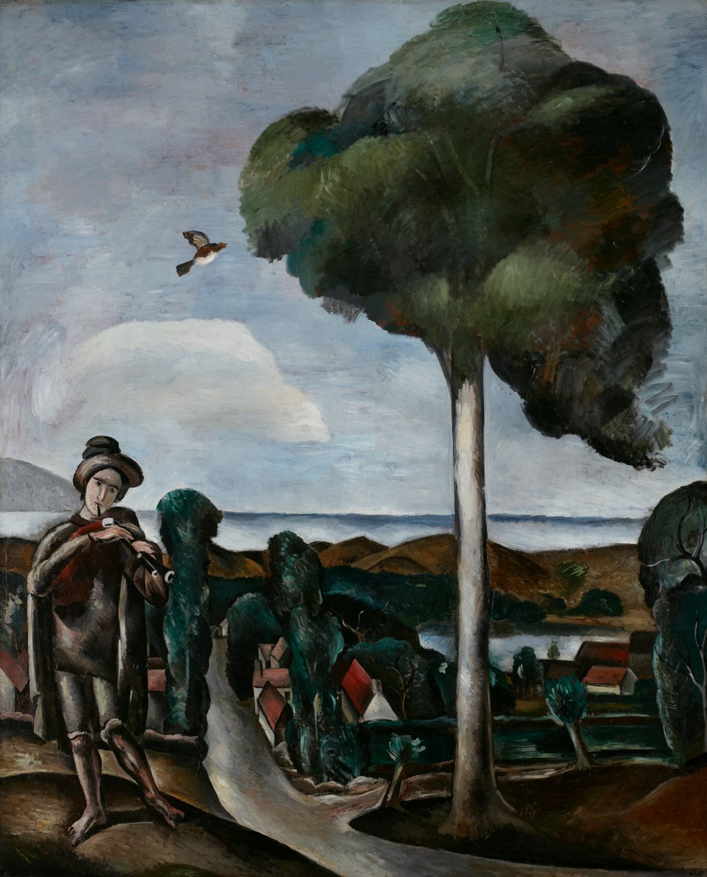 De doedelzakspeler door Andre Derain