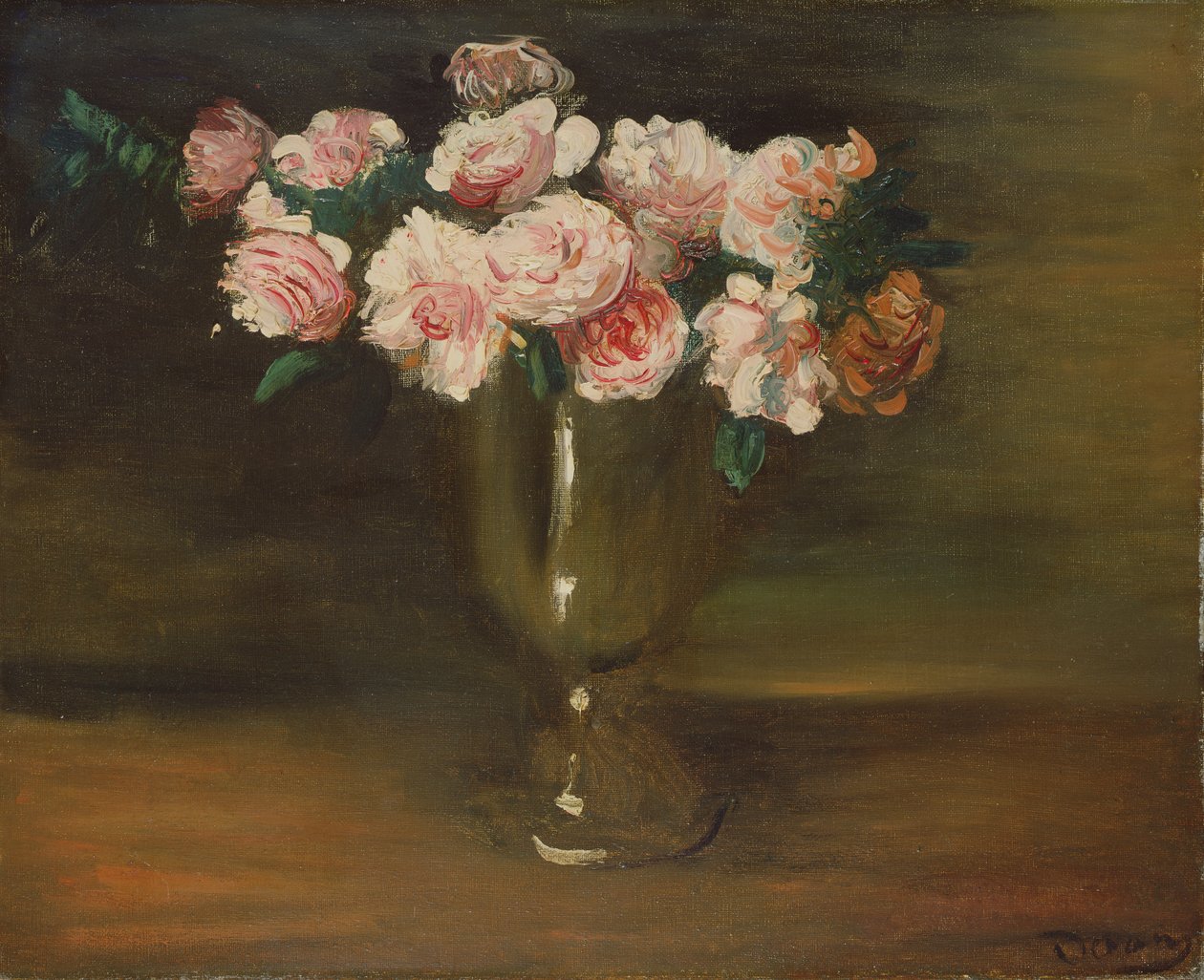 Vaas met bloemen door Andre Derain