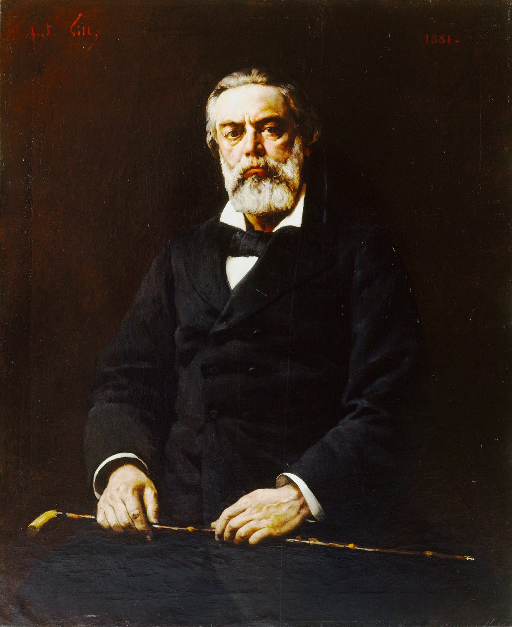 Portret van Jules Vallès, 1881 door Andre Gill
