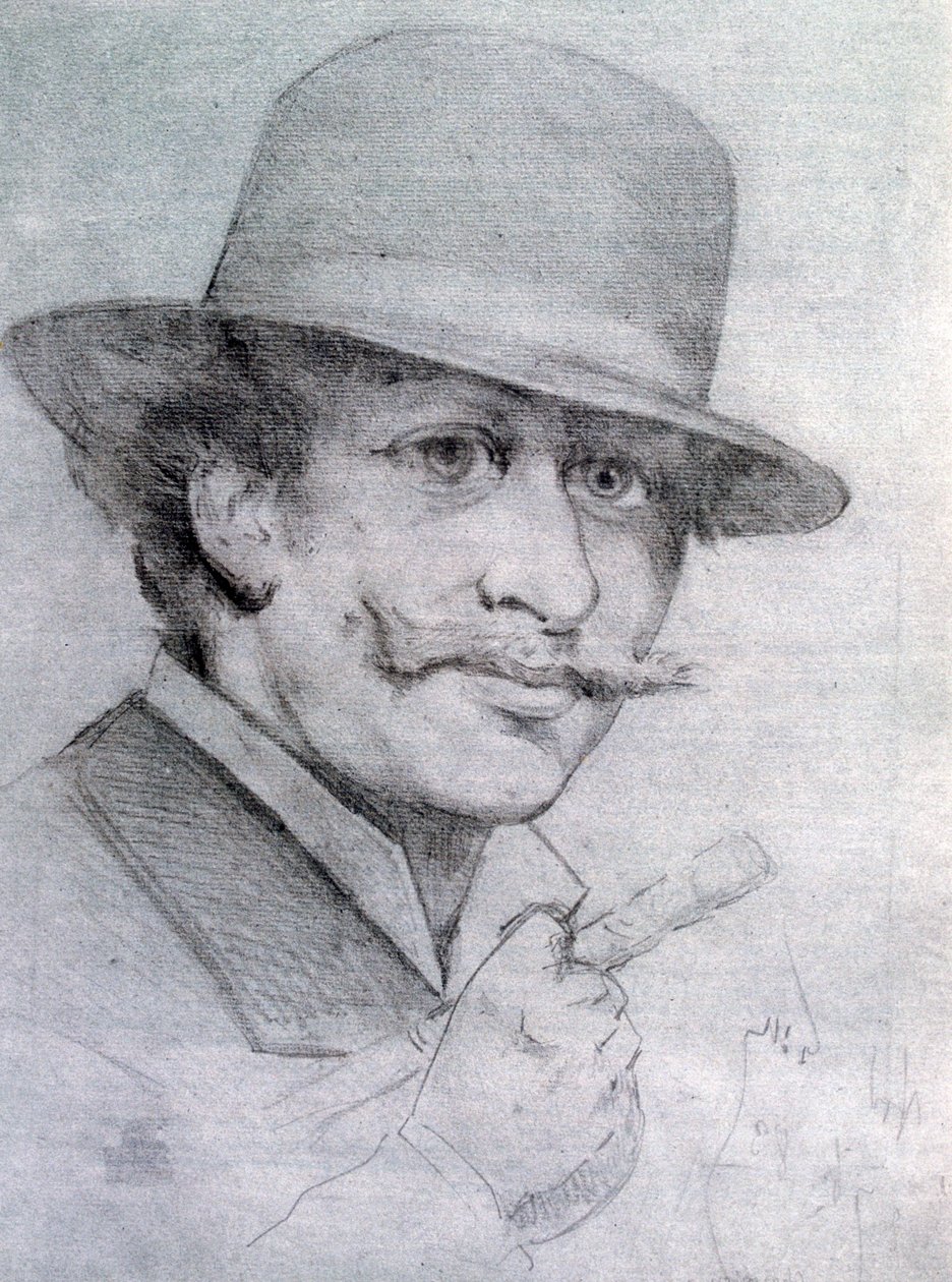 Zelfportret door André Gill, 1883, 1927 door Andre Gill