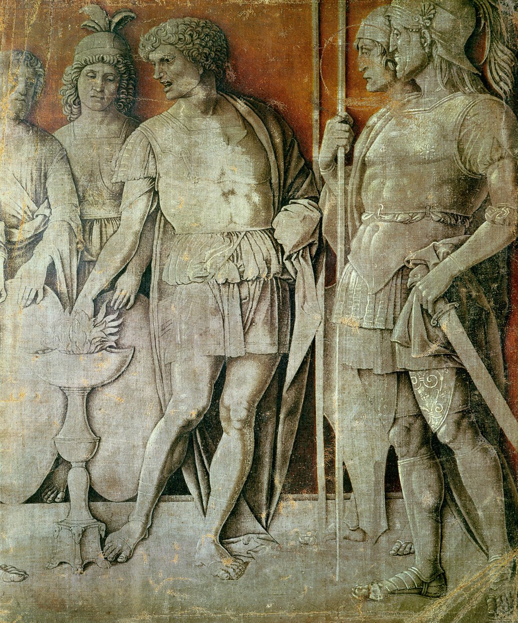 Mucius Scaevola door Andrea Mantegna