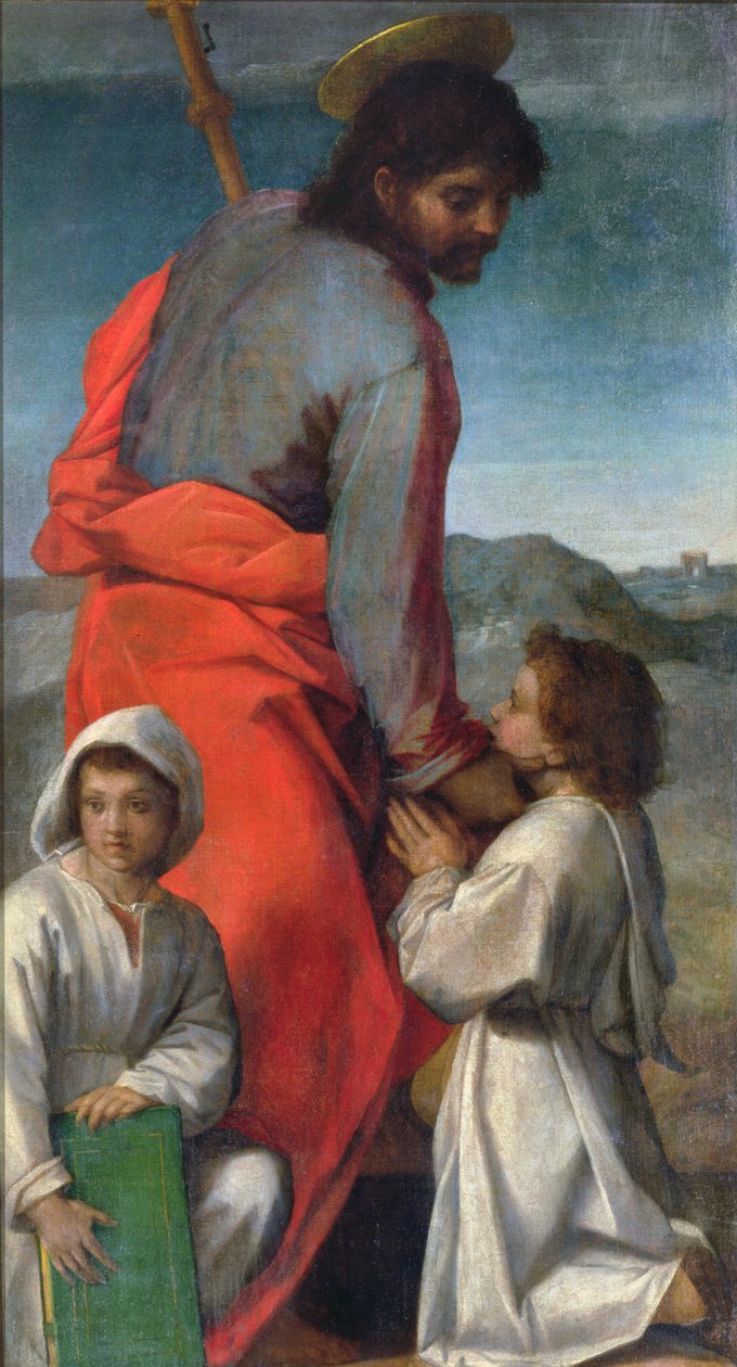 St. Jacob, ca. 1524-29 door Andrea del Sarto