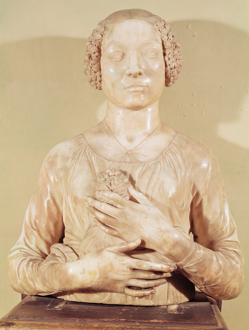 Vrouw met een boeket, c.1475-80 door Andrea del Verrocchio