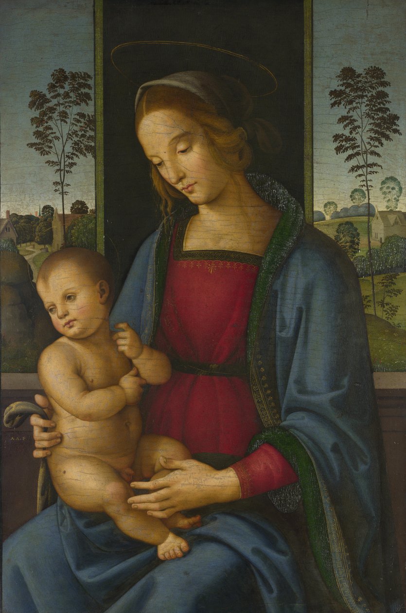 Maagd en Kind door Andrea di Aloigi