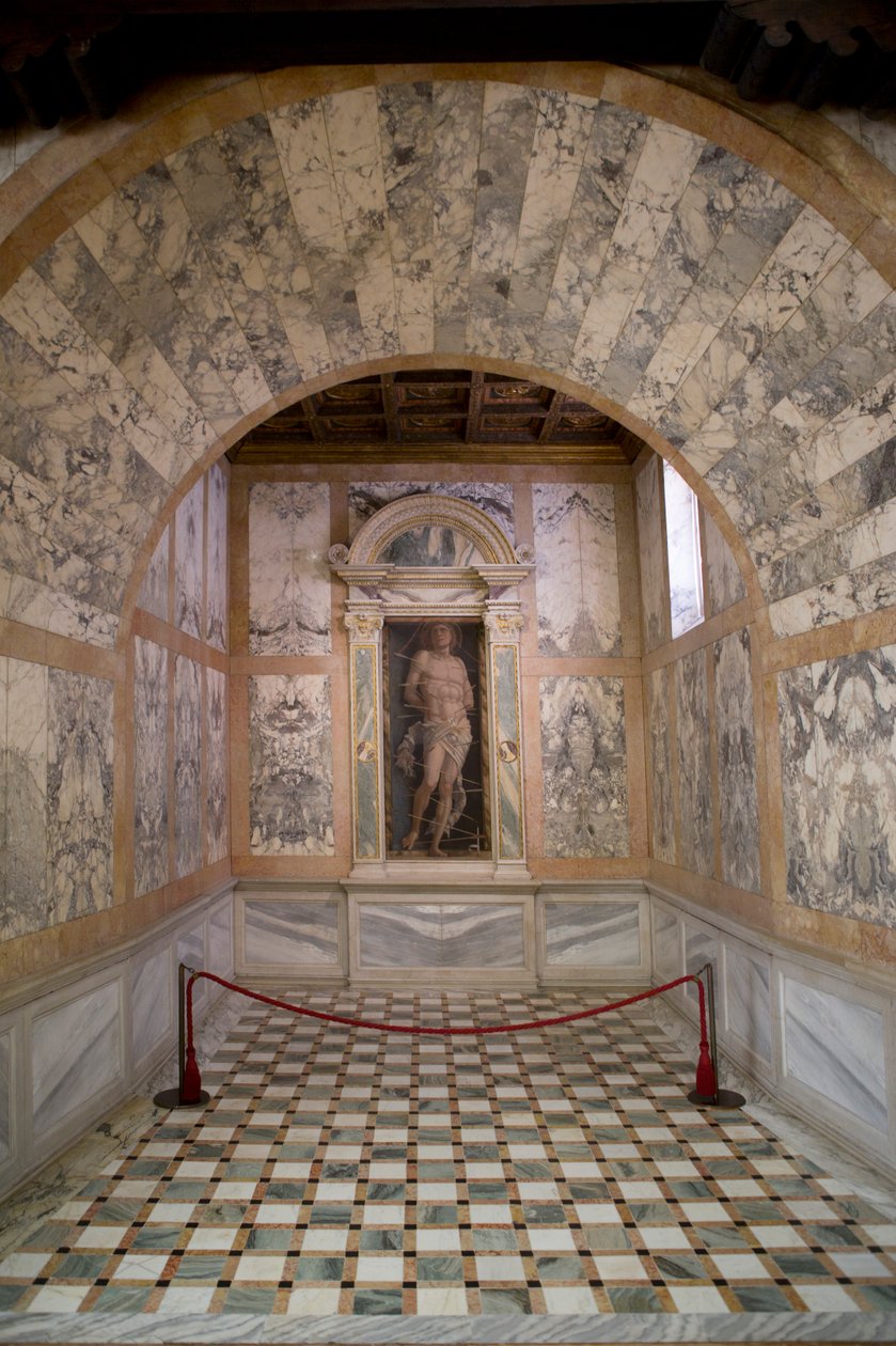 Sint Sebastiaan door Andrea Mantegna
