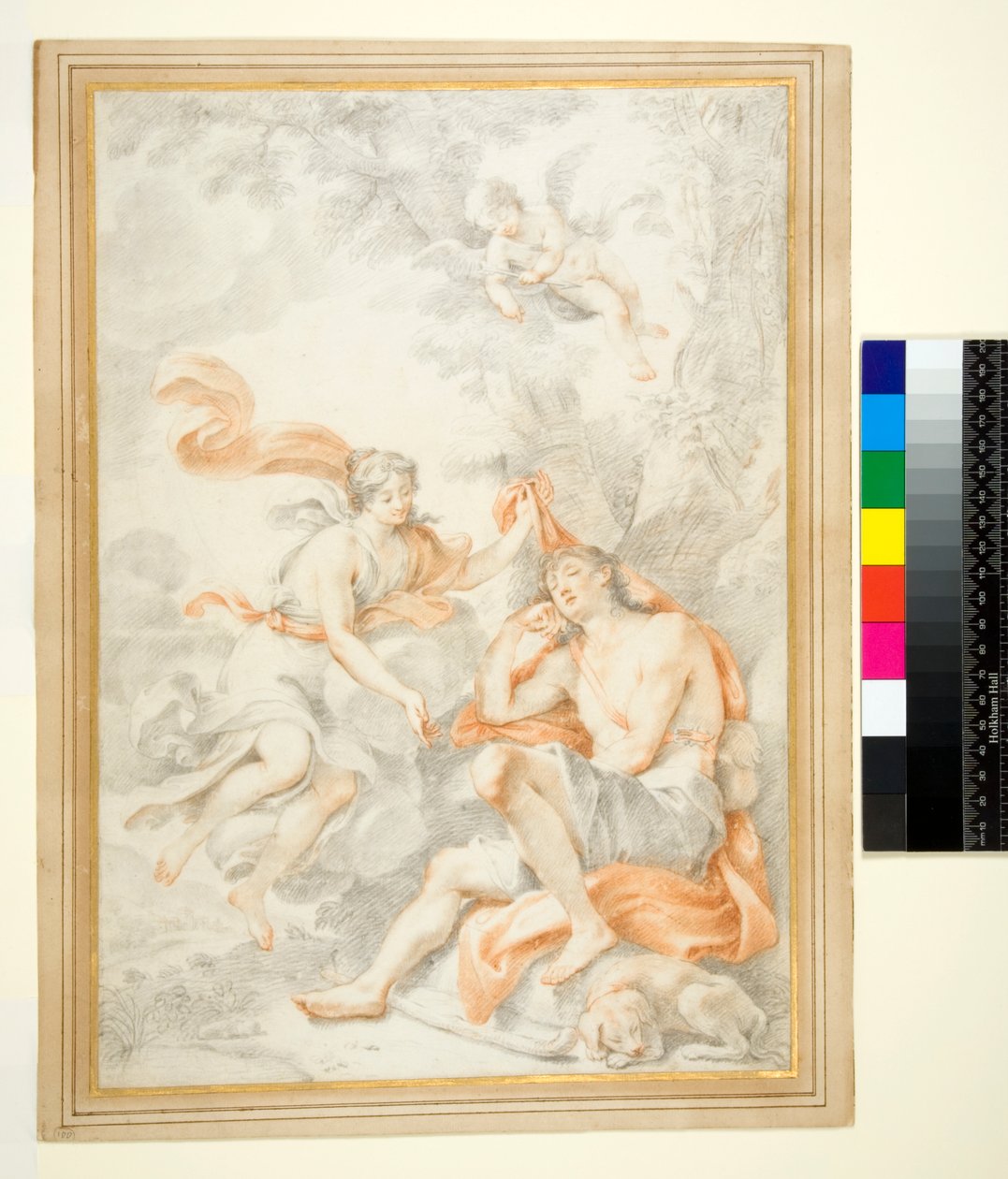 Diana en Endymion door Andrea Procaccini
