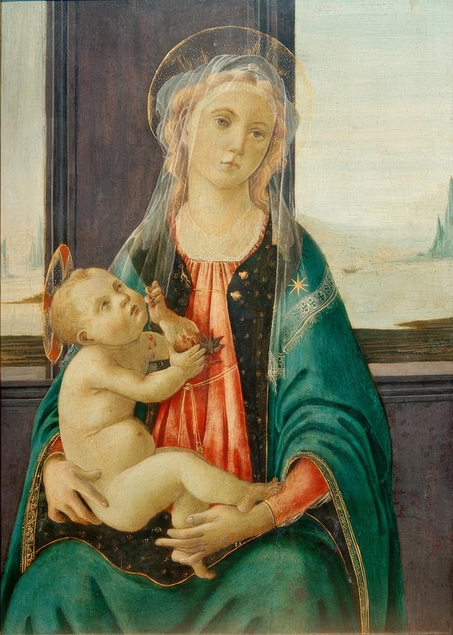 Madonna met kind (Madonna del Mare) door Andrea del Verrocchio