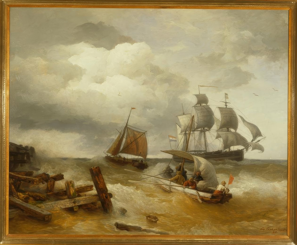 A.Achenbach, Marine door Andreas Achenbach