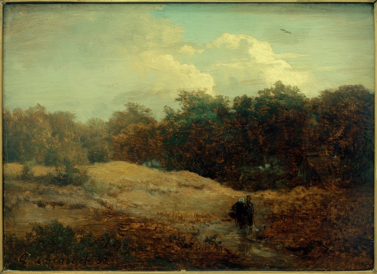 Bosrand door Andreas Achenbach