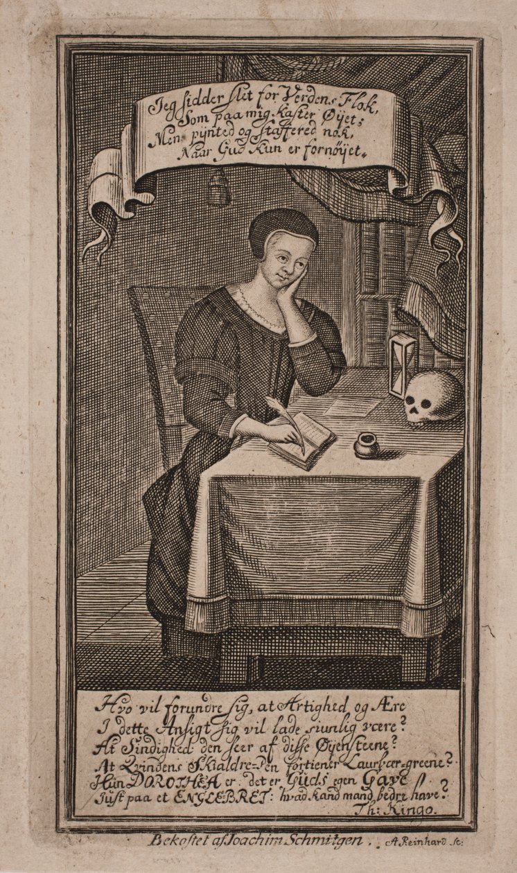 Dorthe Engelbrechtsdatter door Andreas Reinhardt