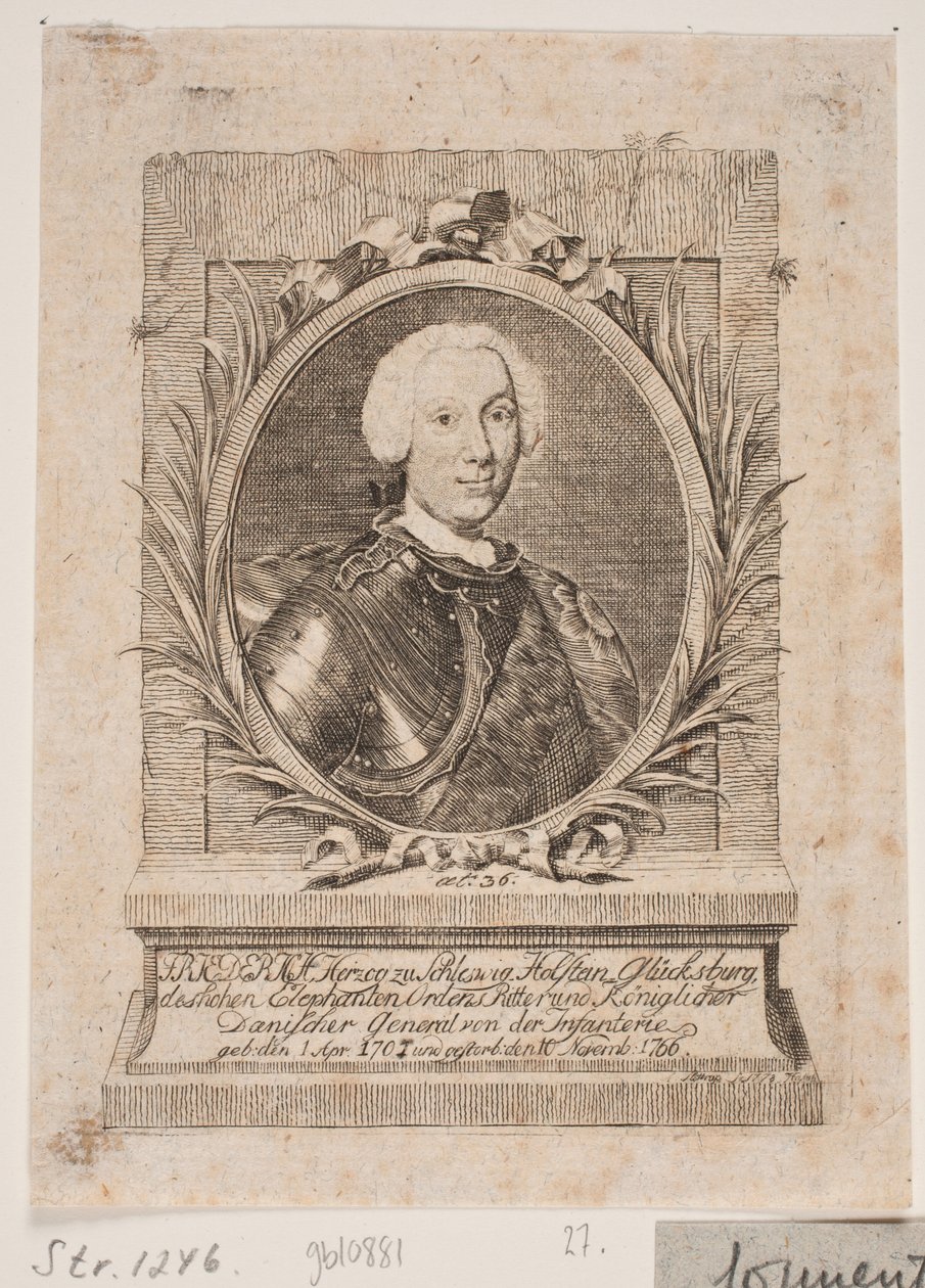Hertog Frederik van Lyksburg door Andreas Støttrup