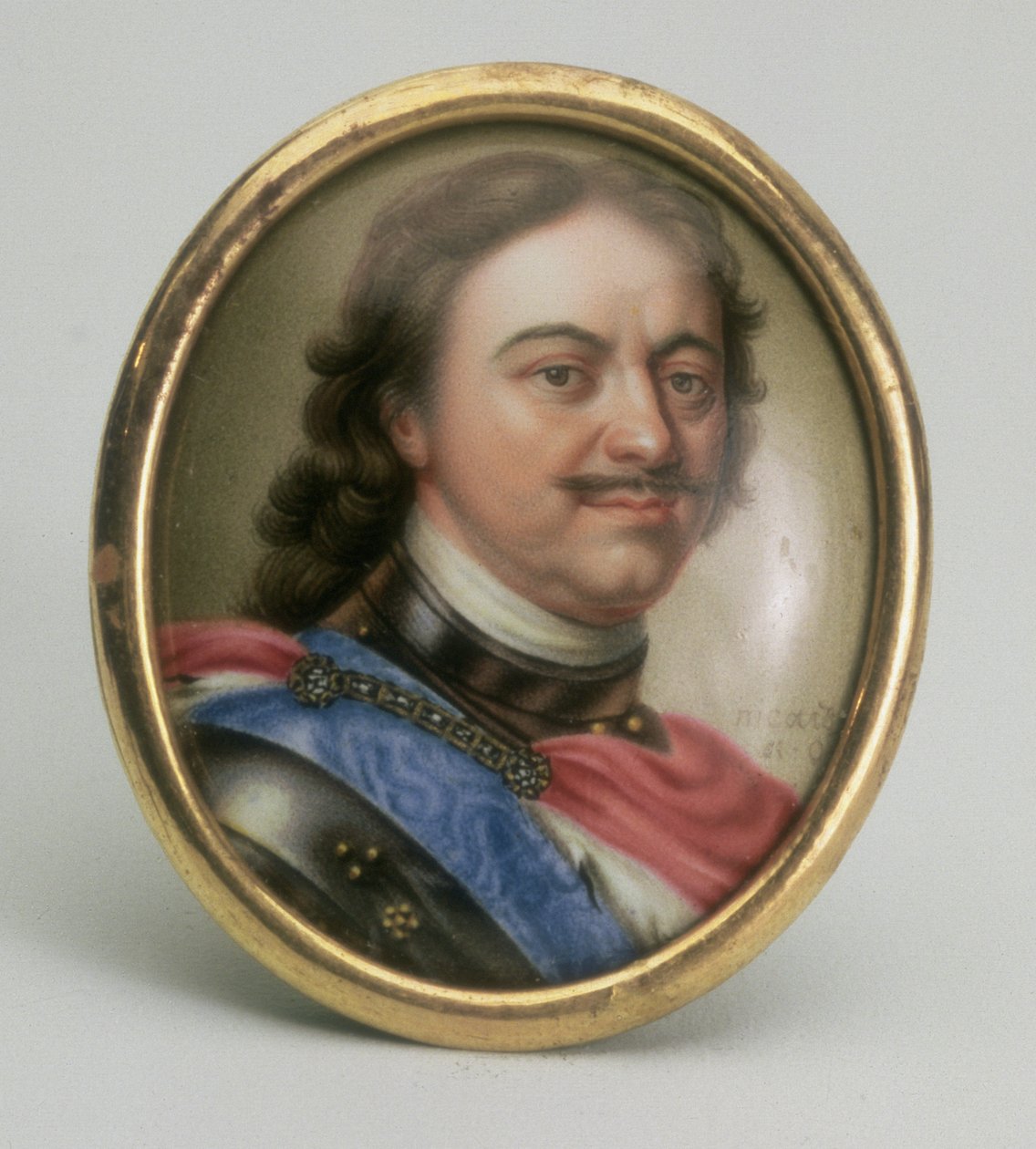 Portret van Peter I, c.1720 door Andrei Grigorievich Ovsov