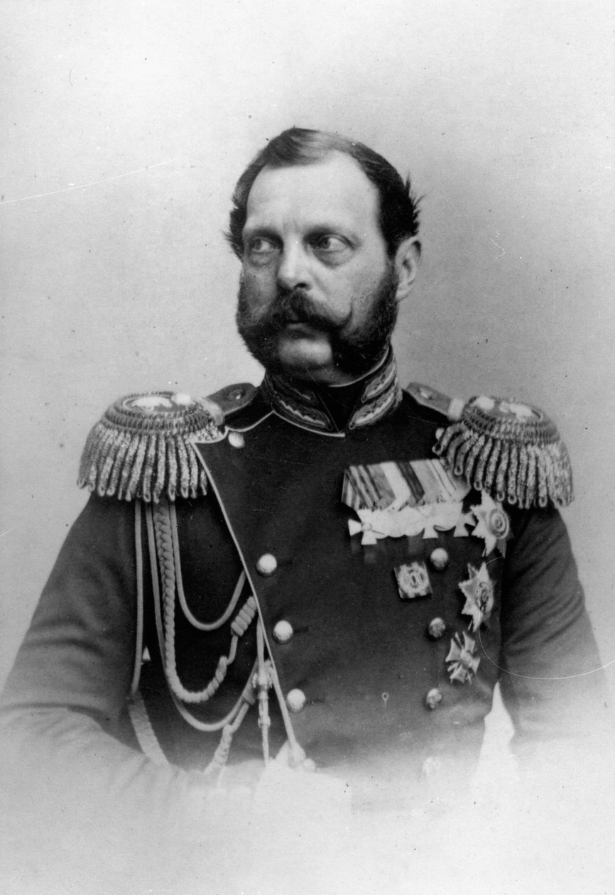 Tsaar Alexander II van Rusland, ca. 1860s door Andrei Deniere