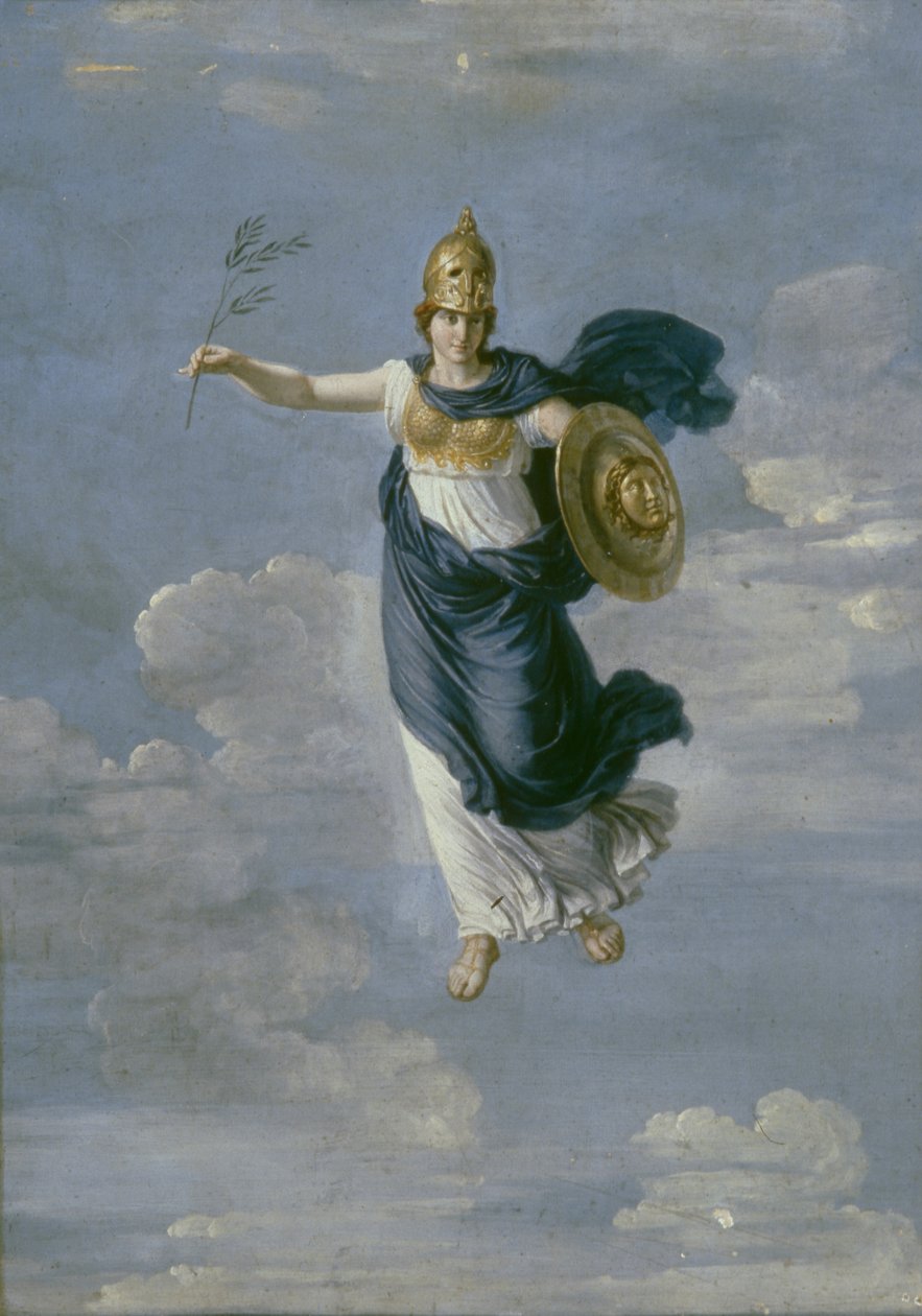 Minerva in de hemel door Andrei Ivanovich Ivanov