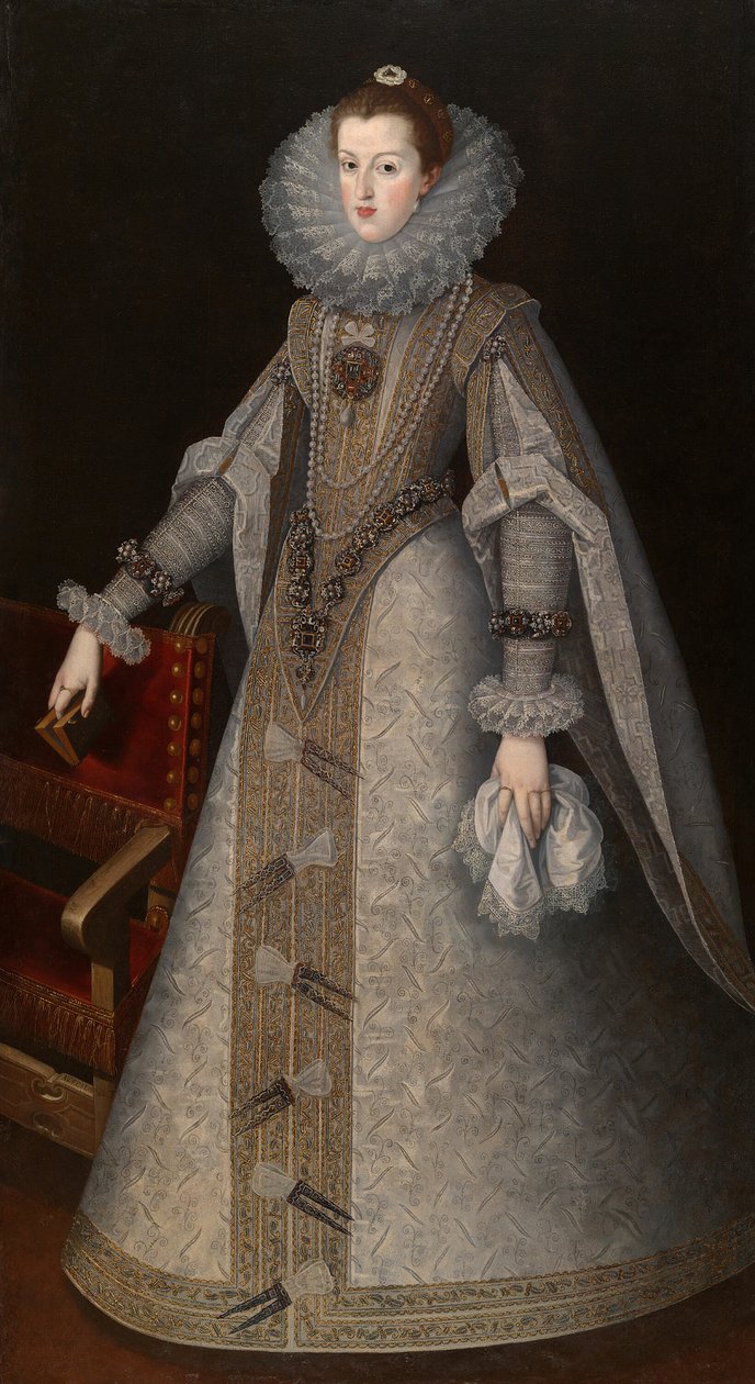 Koningin Margaretha van Spanje, ca. 1610 door Andres Lopez Polanco