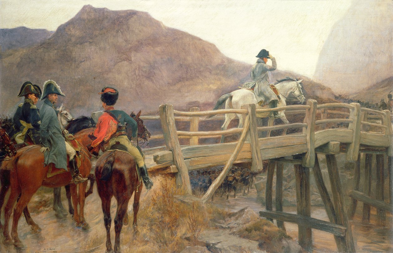 Napoleon, 1896 door Andrew Carrick Gow