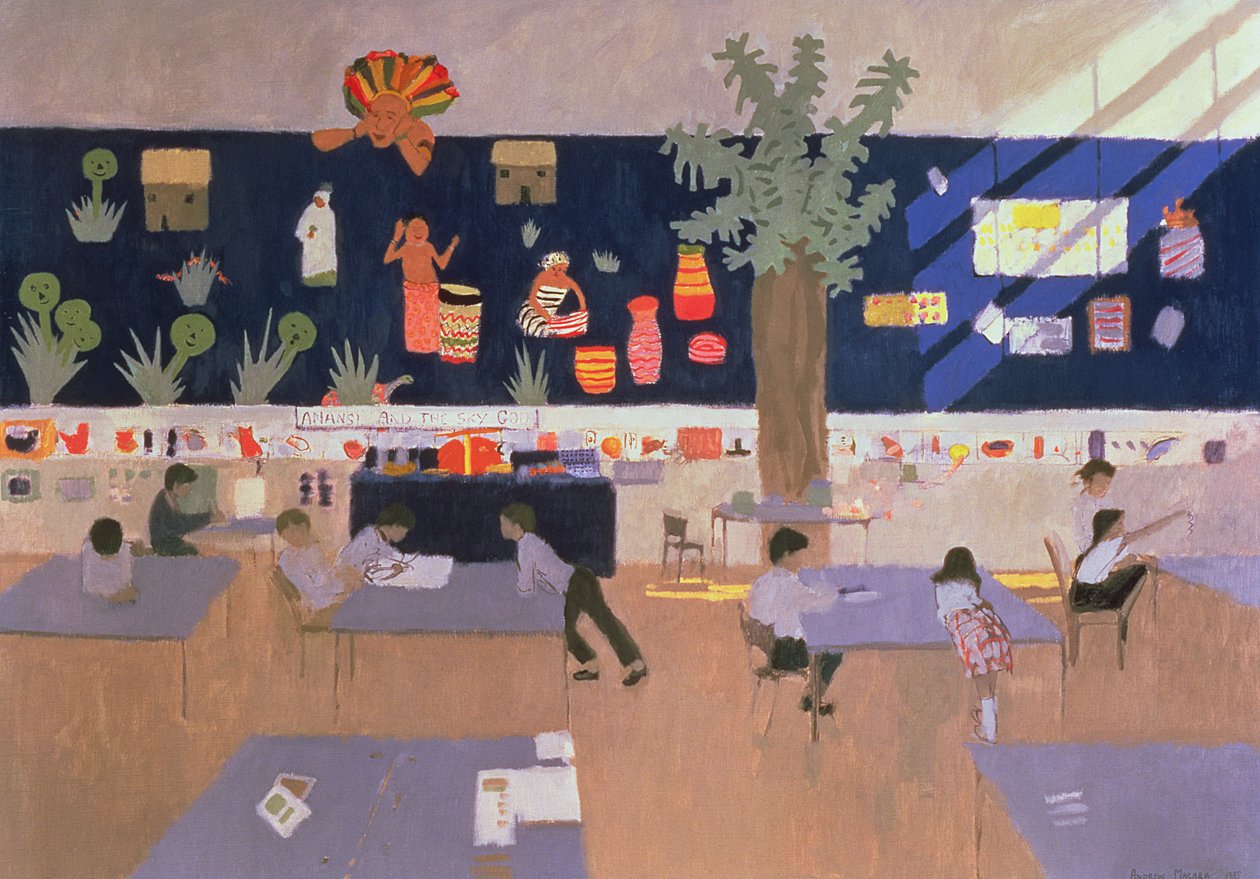 Klaslokaal, Derby, 1985 door Andrew Macara