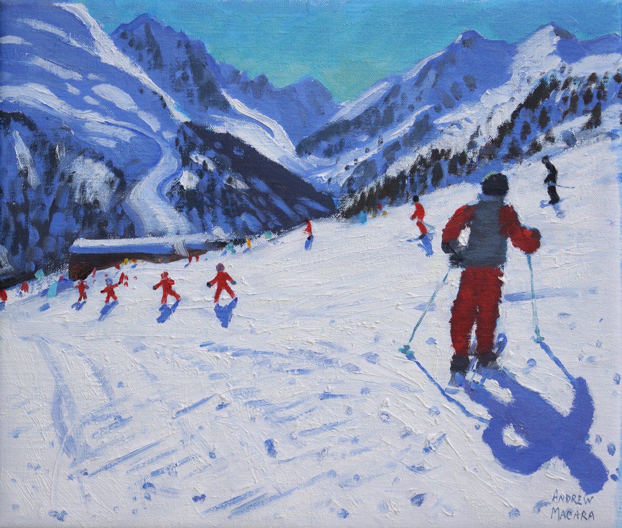 De skileraar, Mottaret door Andrew Macara