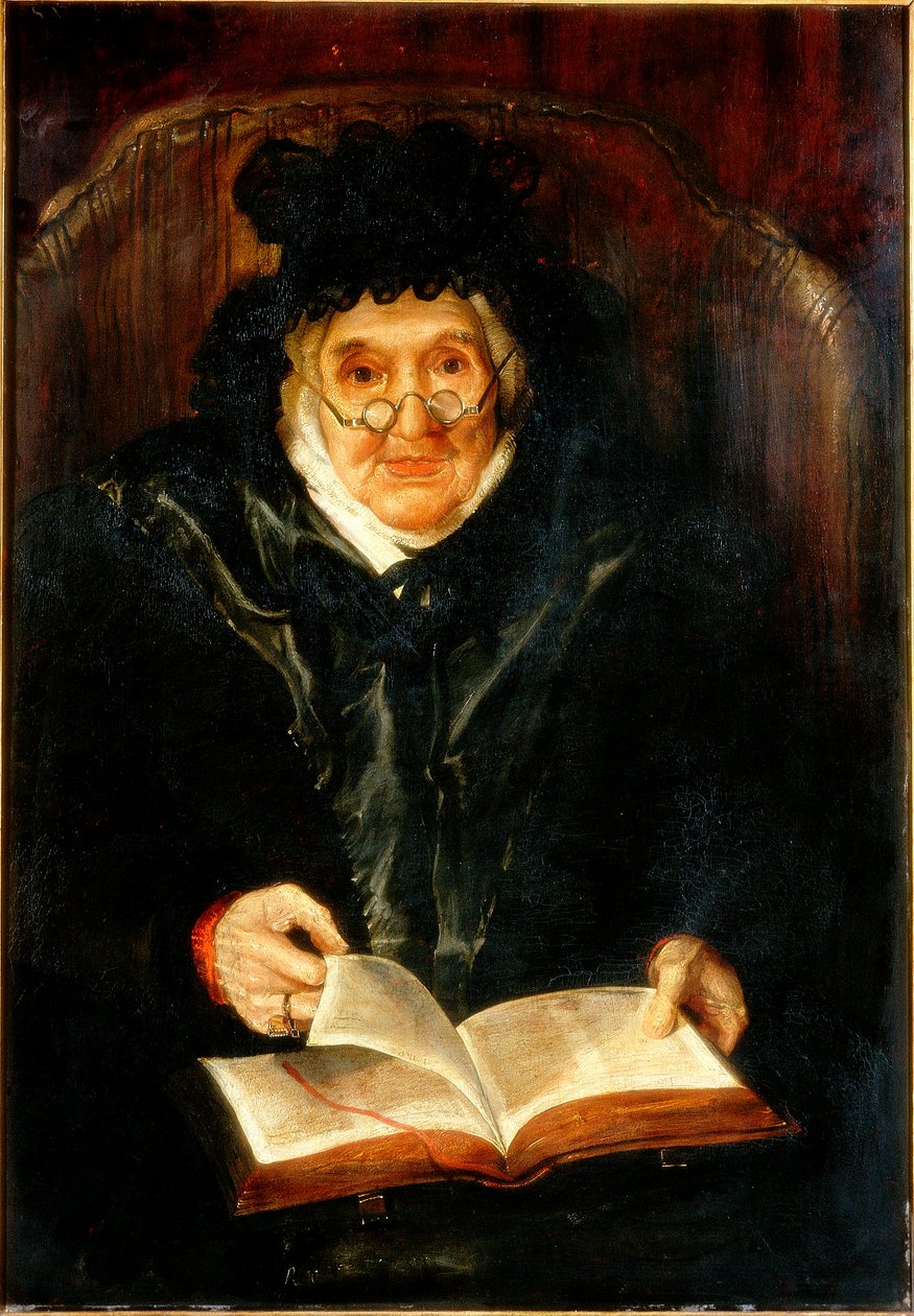 Portret van een Oude Dame, 1823 door Andrew Morton