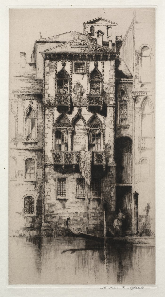 Palazzo Contanni, Venetië door Andrew F. Affleck