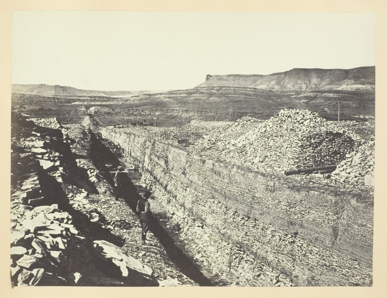 Burning Rock Cut, Green River Valley door Andrew Joseph Russell