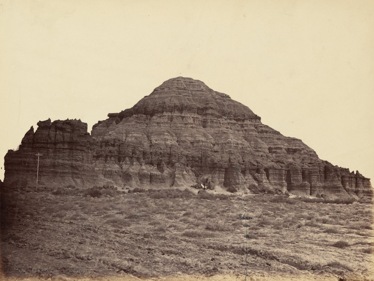 Plaat 26. Church Buttes,1869 (foto) door Andrew Joseph Russell
