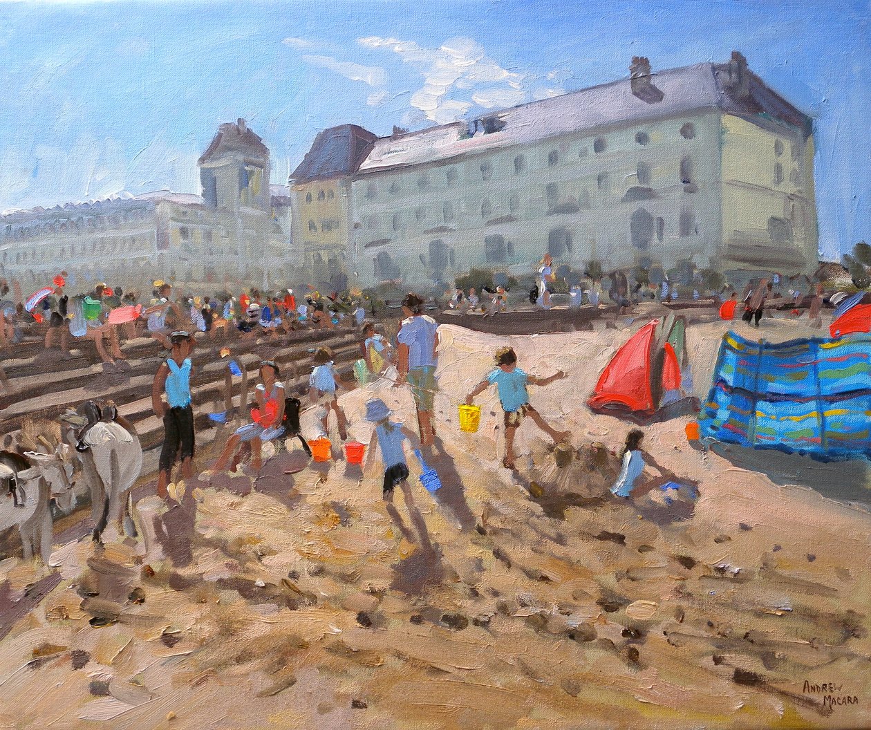 Heldere ochtend, Llandudno, 2009 door Andrew Macara