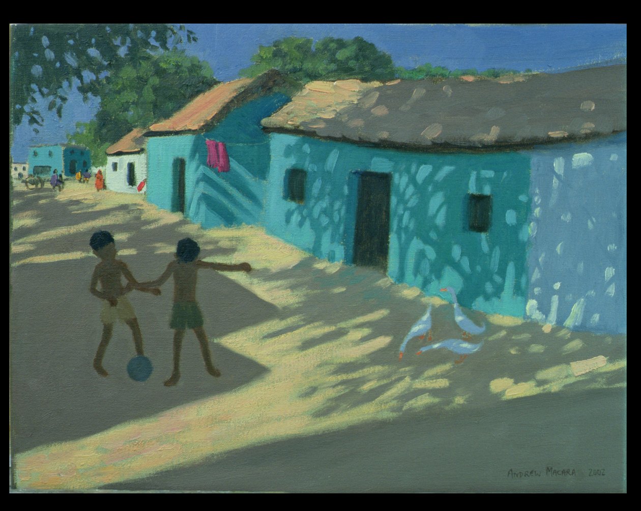 Groen Huis, India door Andrew Macara
