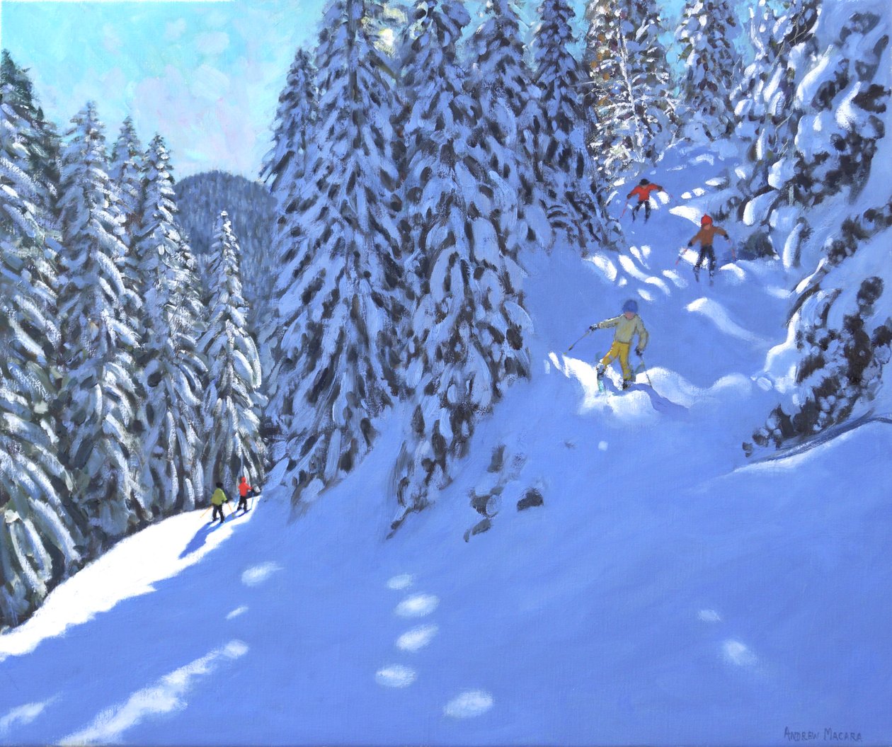Ski Frans, Morzine door Andrew Macara