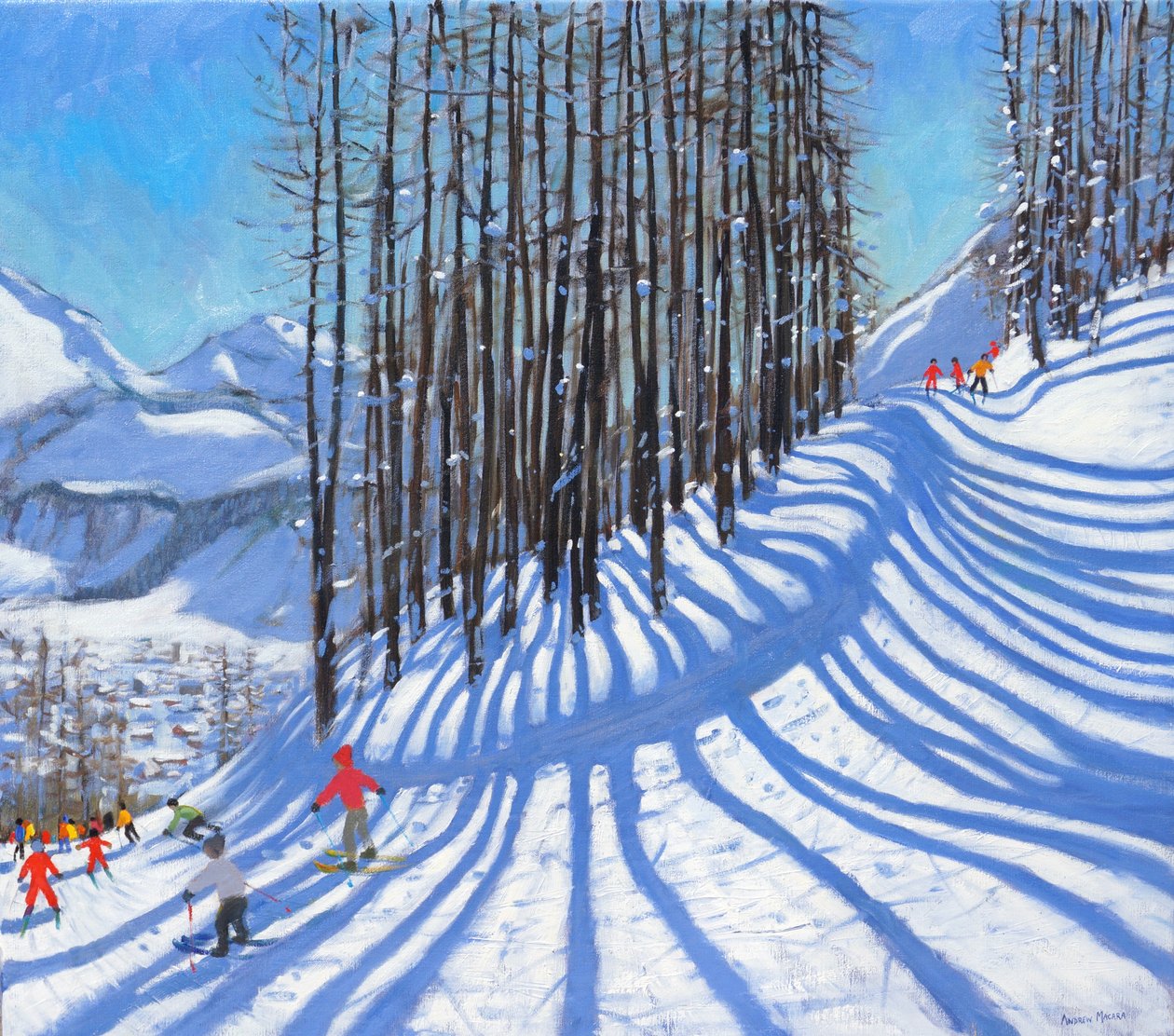 Skiën, La Daille, Tignes, Frankrijk, 2015 door Andrew Macara