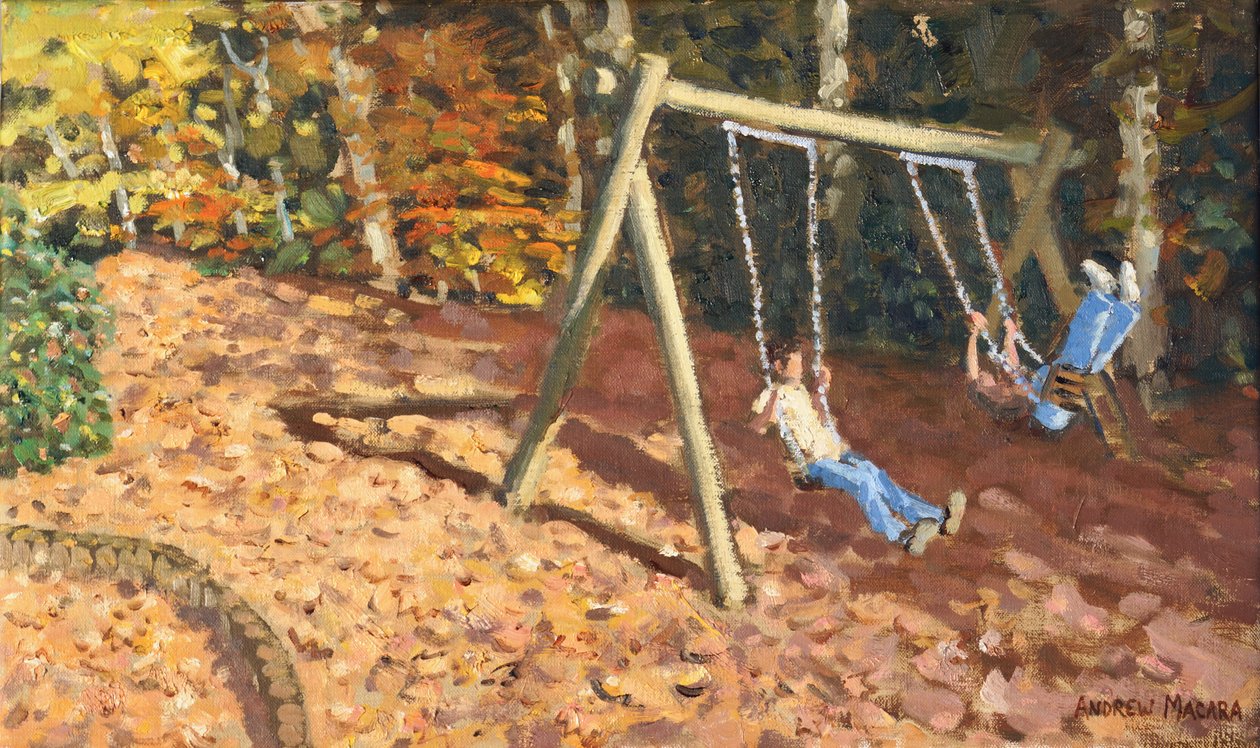 De schommel, Chatsworth door Andrew Macara