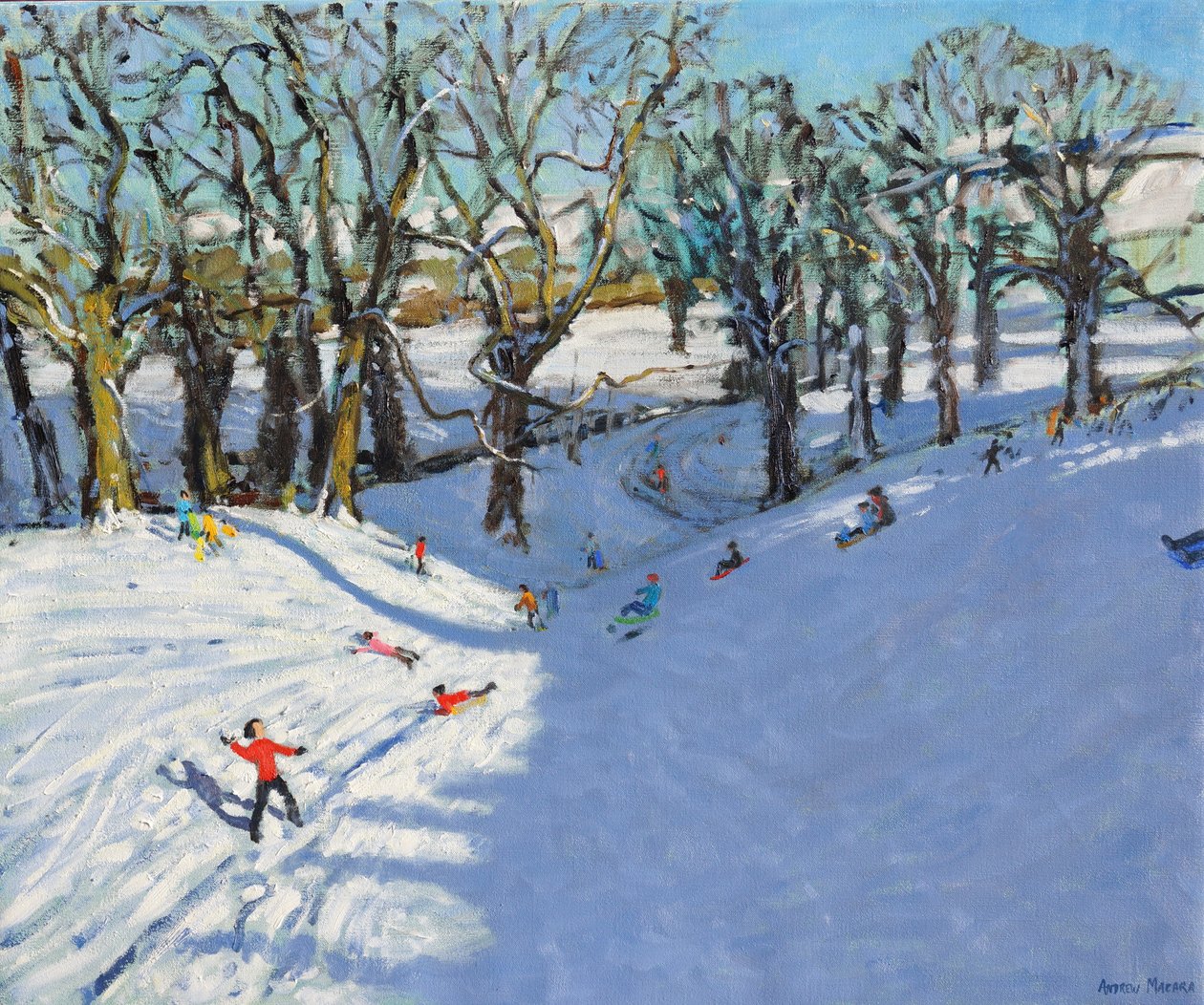 Winter, Rowsley, Derbyshire, 2014 door Andrew Macara